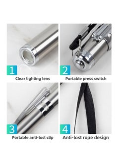 Generic After Pressing To Change The Battery Lanyard Pressing Medical Gifts Custom Logo Lettering Medical Examination Pupil Pen-Color:White Light  - Image 4