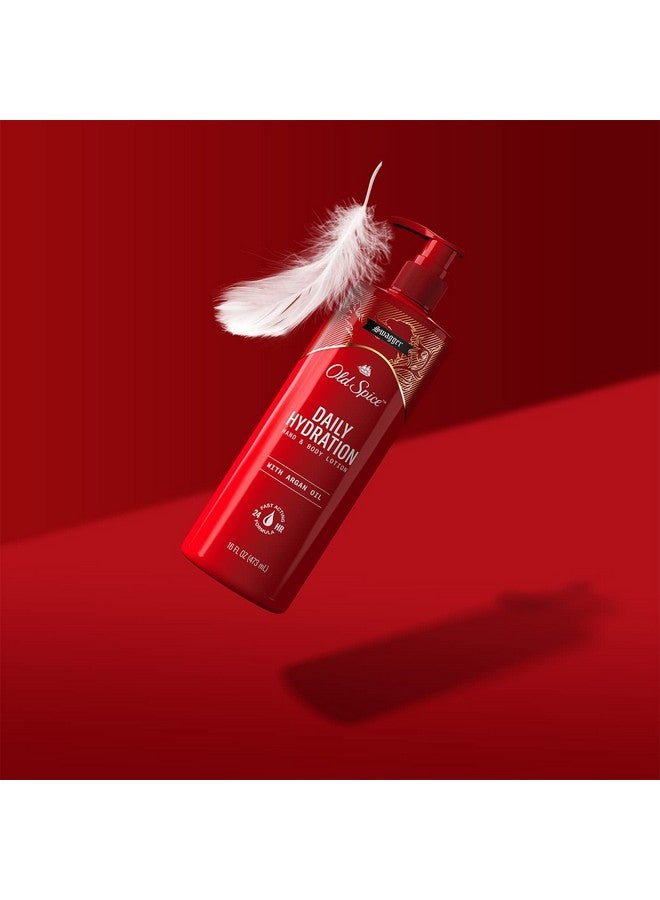 أولد سبايس لوشن الترطيب اليومي لليدين والجسم من Old Spice للرجال، Swagger مع زيت الأرجون، 16.0 أونصة سائلة - Image 5
