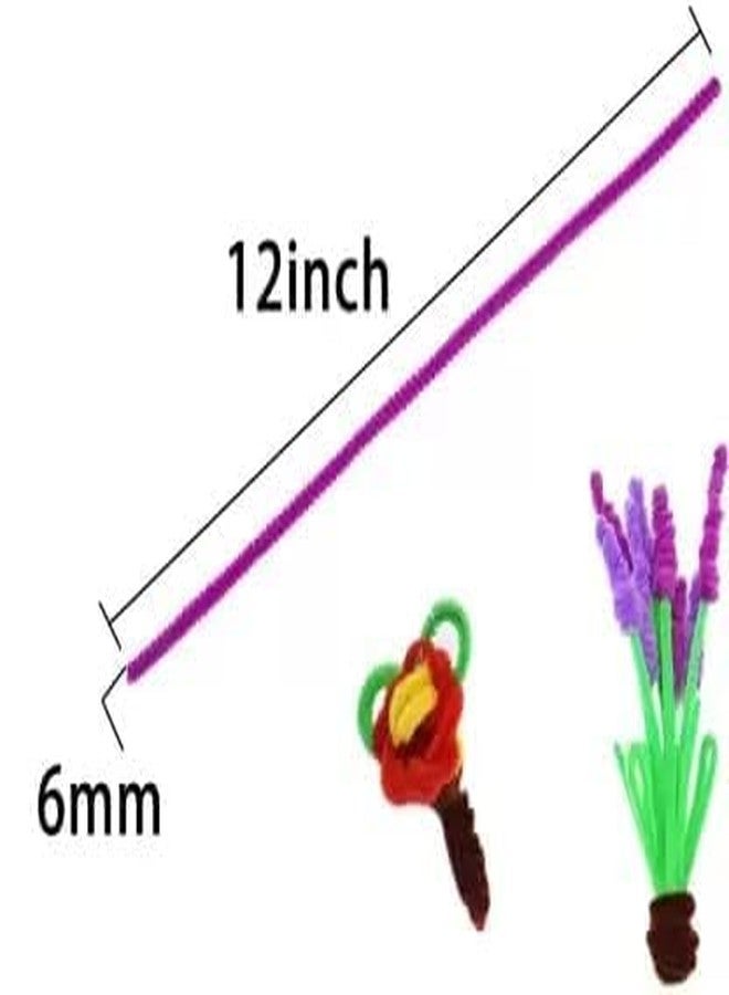 ProKart 100 Pcs Pipe Cleaner for Crafts, Flower and Hobby | Furry Sticks for Kids Crafts and Projects | Kids Fun Activity Pipe Cleaner for Scrap Booking DIY Activities (12 Inches 100 Pcs) (Brown) - Image 4