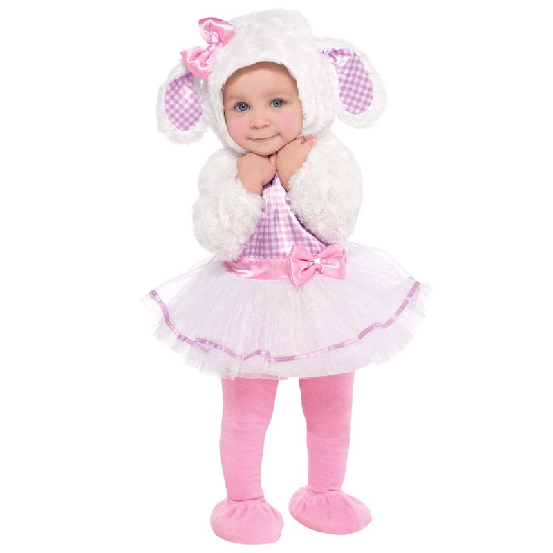 amscan Christy's 997540 Little Lamb Toddlers Animal Fancy Dress Girls Nursery Rhyme Childs Kids Costume