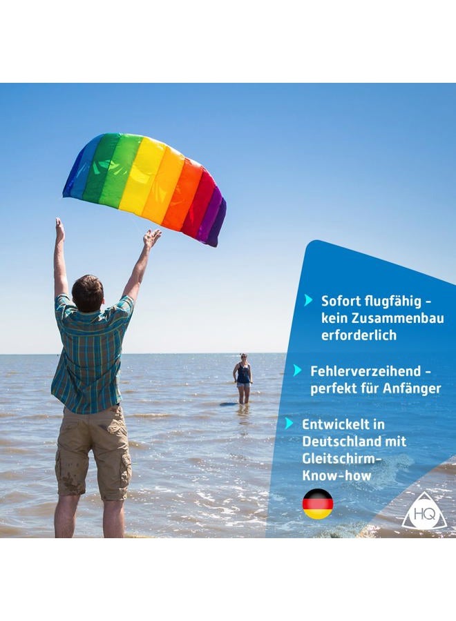 HQ Kites Symphony Beach III 1.3 Stunt Kite 51 Inch Dual - Line Sport Kite, Color: Flame - Active Outdoor Fun for Ages 8 and Up - Image 4