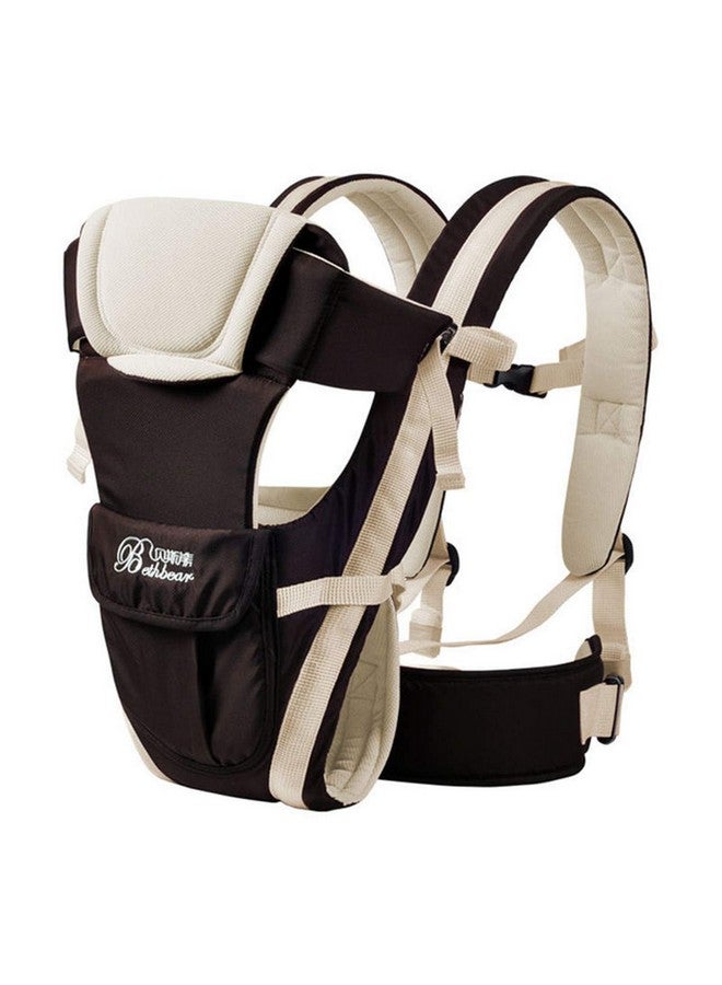 CdyBox CdyBox Adjustable 4 Positions Baby Carrier 3D Backpack Infant Newborn Pouch Bag Wrap Soft Structured Ergonomic Sling Front Back (Khaki) - Image 1