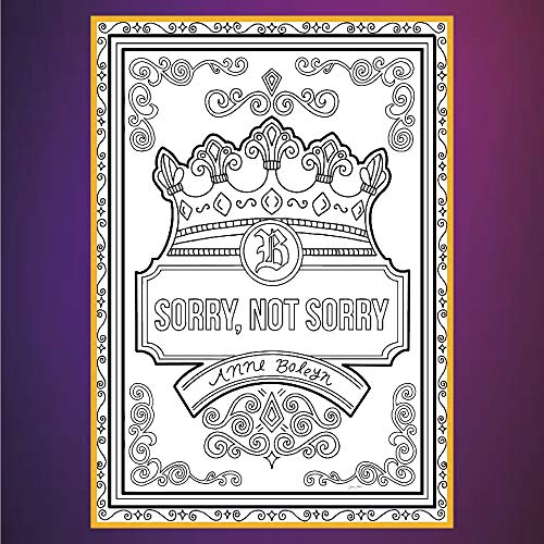 Coloring Broadway SIX -"All I Need is Six" Collection - Coloring Postcards - Hand-Drawn Illustrations by Coloring Broadway. Printed on Matte Card Stock. (5" x 7" - Set of 8 Individual Designs) - Image 3