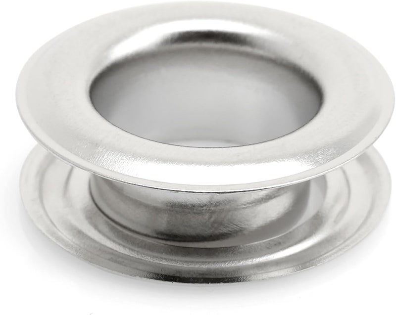 CRAFTMEMORE 1 inch Hole 10 Sets Grommets Eyelets with Washers for Leather, Tarp, Canvas (Silver) - Image 2