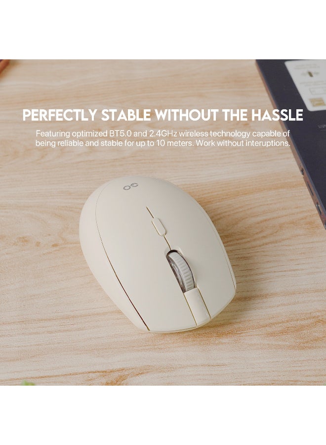 فانتيك Go W193 Wireless Mouse Beige| W193 - Image 2