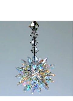 Snow Christmas Tree Ornament 1PC Ornament Crystal Christmas Tree Transparent Ornament Pendant Christmas Home Decoration  - Image 1
