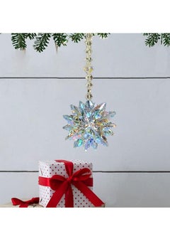 Snow Christmas Tree Ornament 1PC Ornament Crystal Christmas Tree Transparent Ornament Pendant Christmas Home Decoration  - Image 3