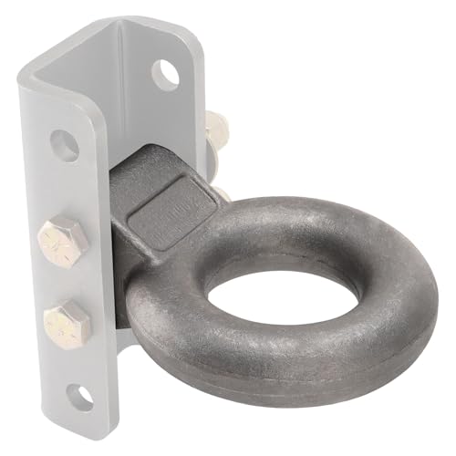 Racewill Pintle Hitch Lunette Ring, I.D. 3 inch, Rated Towing Weight 24000 lbs, Heavy Duty Forged Steel, Extra Channel Bracket Required - Image 1