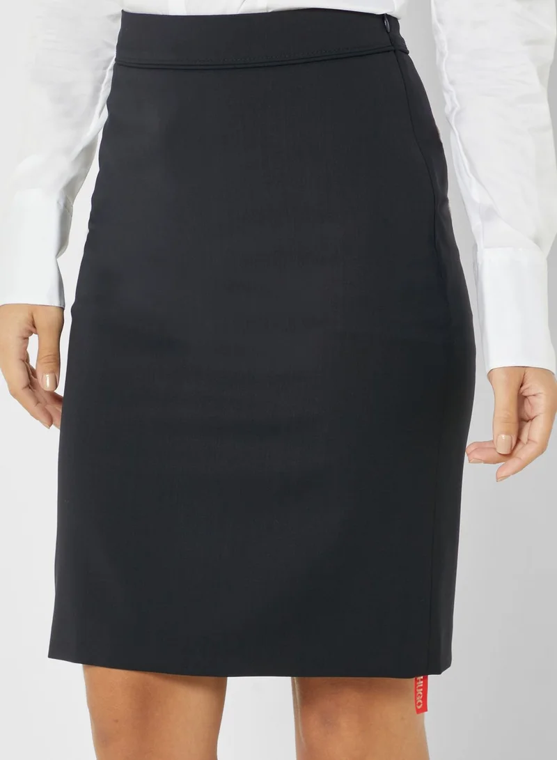 HUGO High Waist Bodycon Skirt