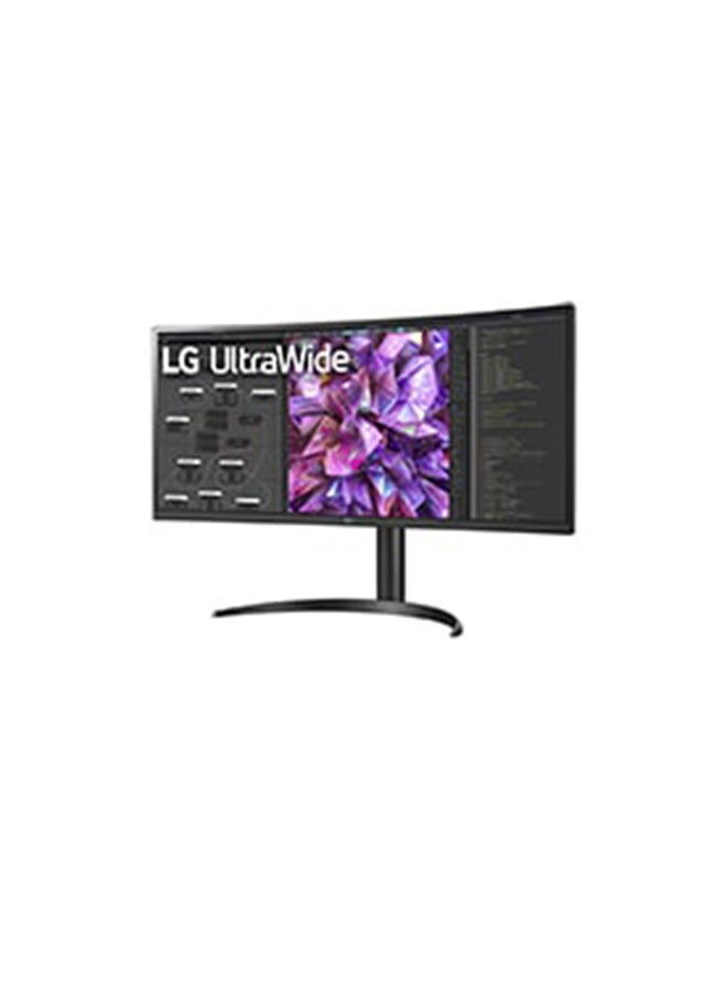 LG 34-Inch UltraWide QHD IPS Curved Monitor, 60Hz Refresh Rate, 5ms Gtg Response Time, 1.07B Color Depth, 21:9 Aspect Ratio, HDR10, USB Type-C, LAN Port, 34WQ75C-B Black - Image 2