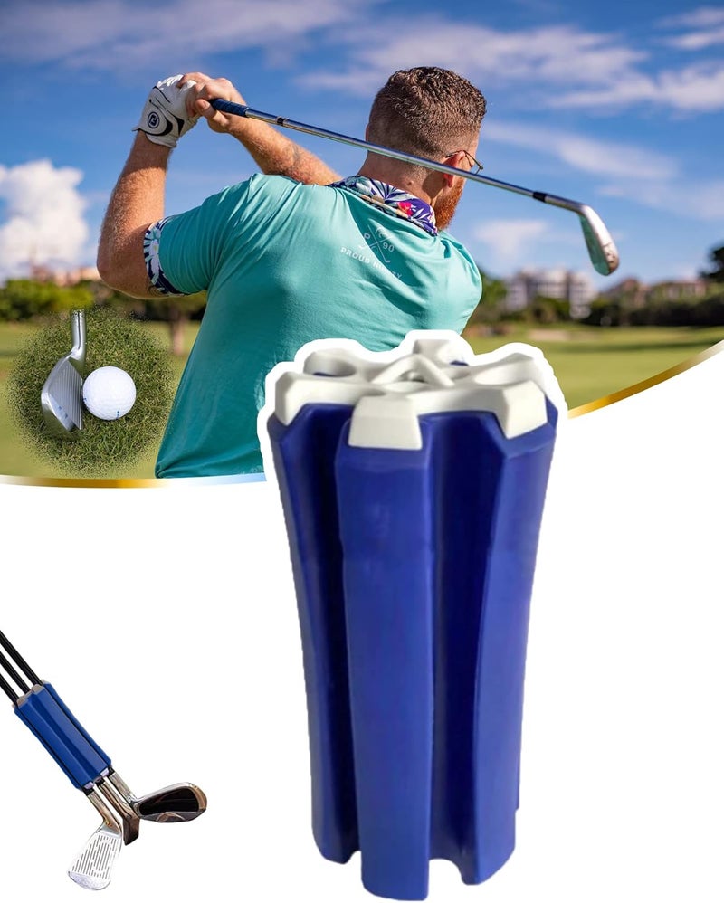 cheekyglo Portable Golf Club Retainer, Standing Golf Club Holder,Easy to Carry Golf Club Retainer Can Holds up 6 Golf Clubs 3 Tees and A Ball Marker - Image 1