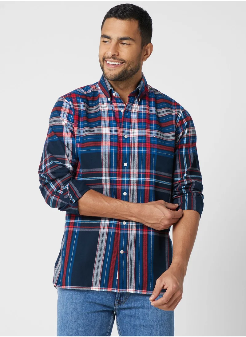 TOMMY HILFIGER Checked Regular Fit Shirt