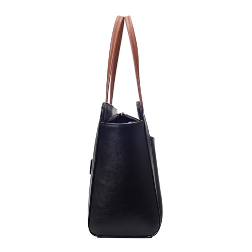 Lino Perros Women's Commuter Tote Bag, Black - Image 3