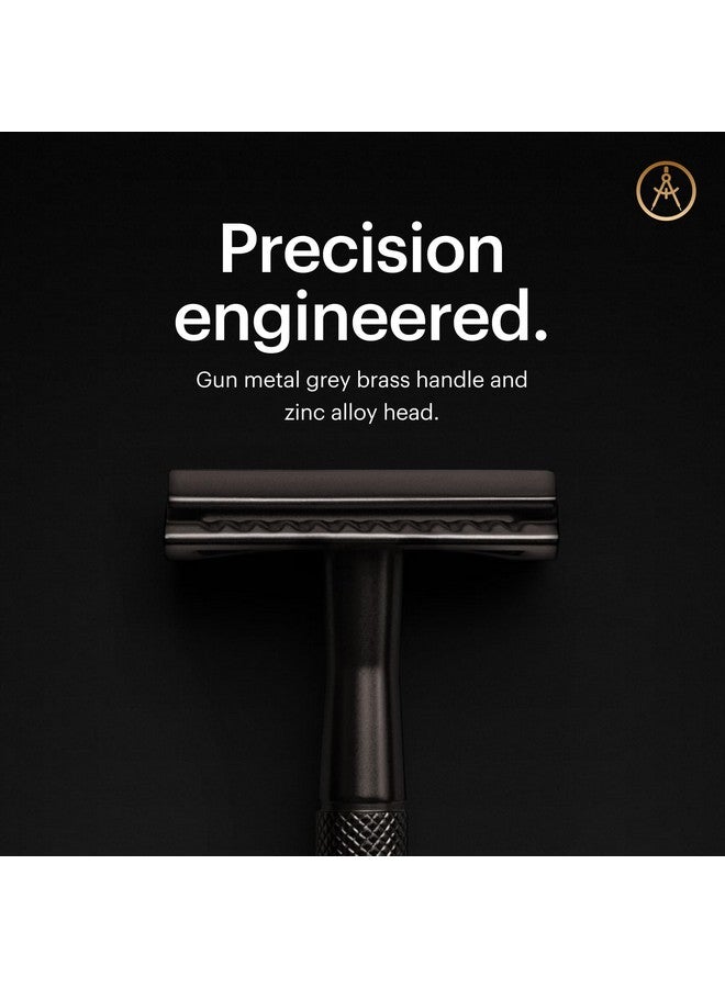 مانسكابيد ماكينة حلاقة الوجه الآمنة MANSCAPED® The Plow® 2.0 الفاخرة ذات الشفرة الواحدة والحافة المزدوجة للرجال - Image 3