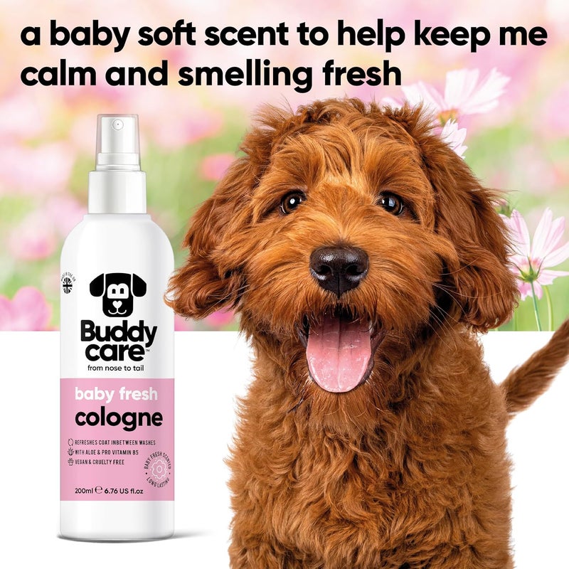 Buddycare كولونيا بوديكير للكلاب برائحة بيبي فريش - 200 مل - Image 3