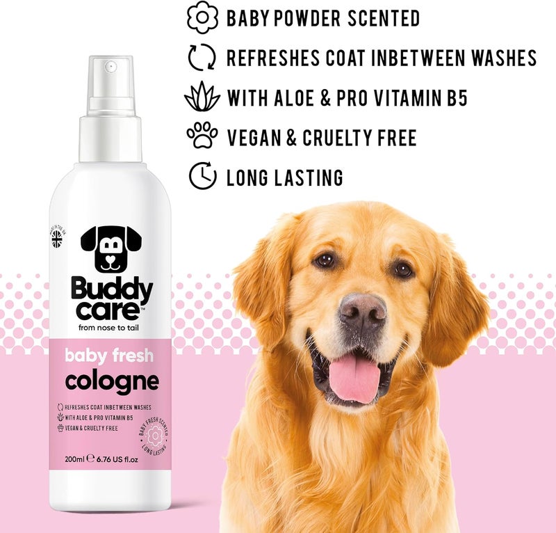 Buddycare كولونيا بوديكير للكلاب برائحة بيبي فريش - 200 مل - Image 2