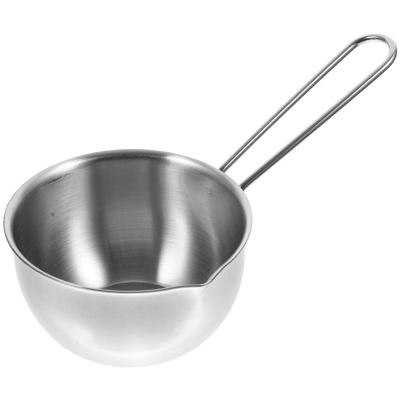Small 300ml 304 Stainless Steel Saucepan With Pour Spout And Scale Markings For Kitchen - Image 2