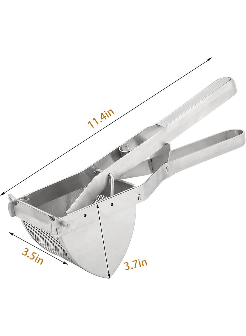 MyLifeUNIT Potato Ricer, Stainless Steel Potato Masher & Squeezer, Extra Large Capacity Ricer for Mashed Potatoes, Ergonomic Comfort Grip - Image 1