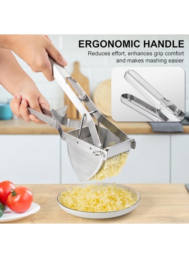 MyLifeUNIT Potato Ricer, Stainless Steel Potato Masher & Squeezer, Extra Large Capacity Ricer for Mashed Potatoes, Ergonomic Comfort Grip - Image 5