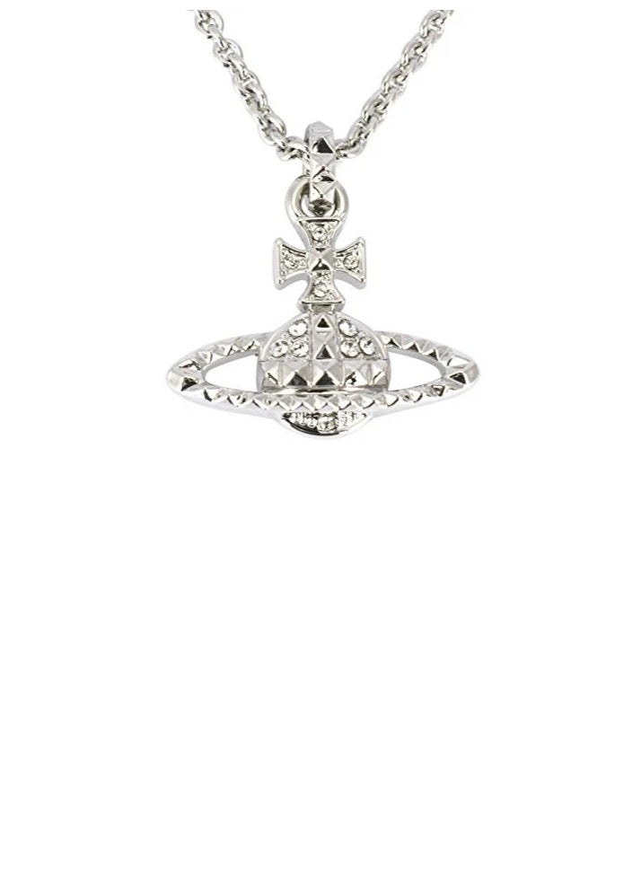 Vivienne Westwood Bas Relief Pendant Necklace-Slive  - Image 3