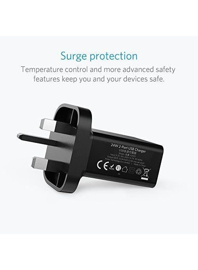 Anker 24W 2-Port USB Wall Charger Adapter - Image 5