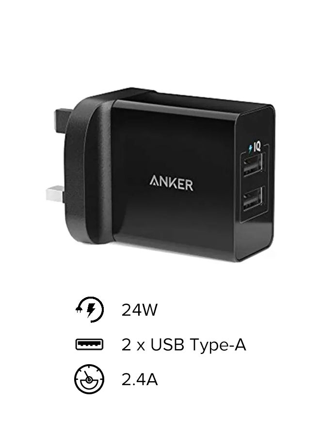 Anker 24W 2-Port USB Wall Charger Adapter - Image 2