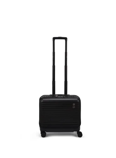Echolac Celestra 43cm Hardcase Non-Expandable 4 Double Wheel Cabin Luggage Trolley - Black