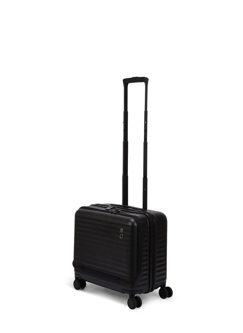 Echolac - Celestra 43cm Hardcase Non-Expandable 4 Double Wheel Cabin Luggage Trolley - Black - Image 1