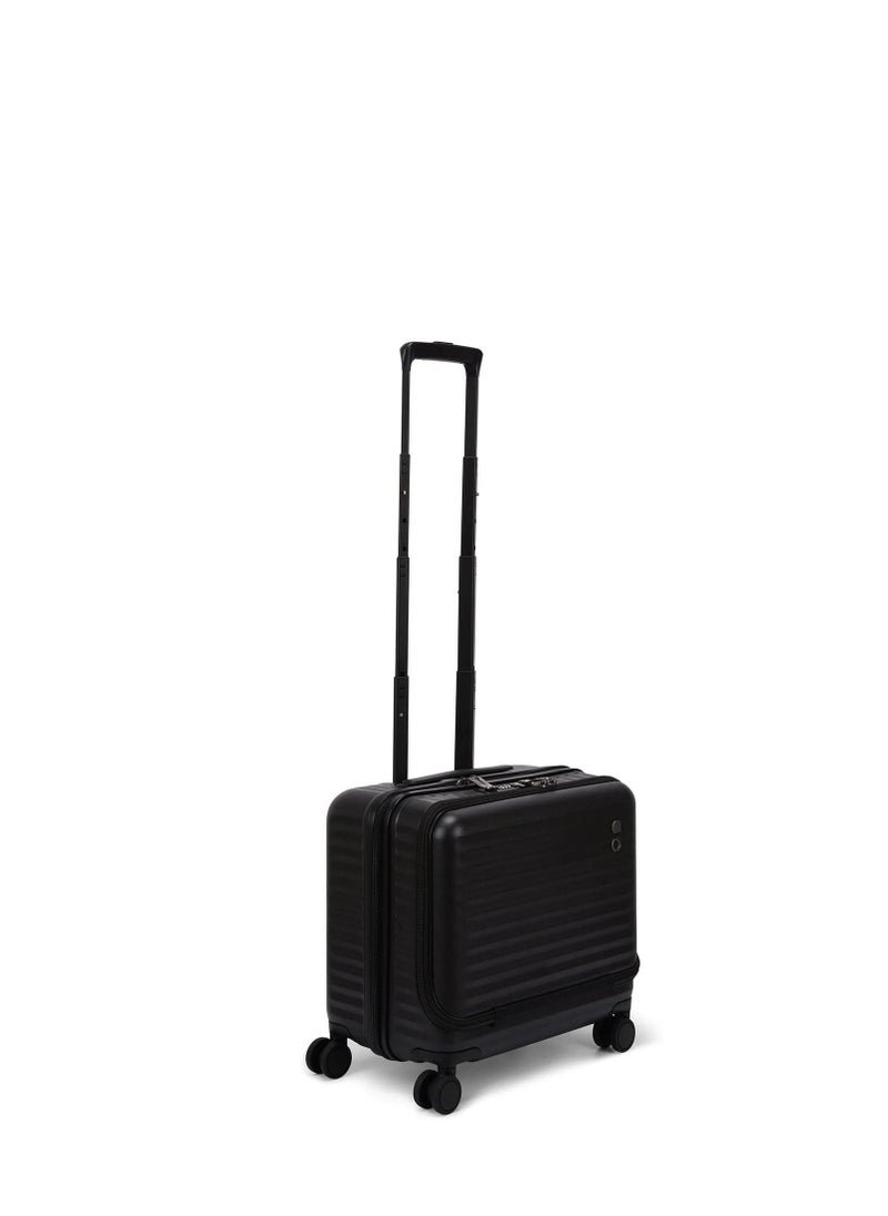 Echolac - Celestra 43cm Hardcase Non-Expandable 4 Double Wheel Cabin Luggage Trolley - Black - Image 1