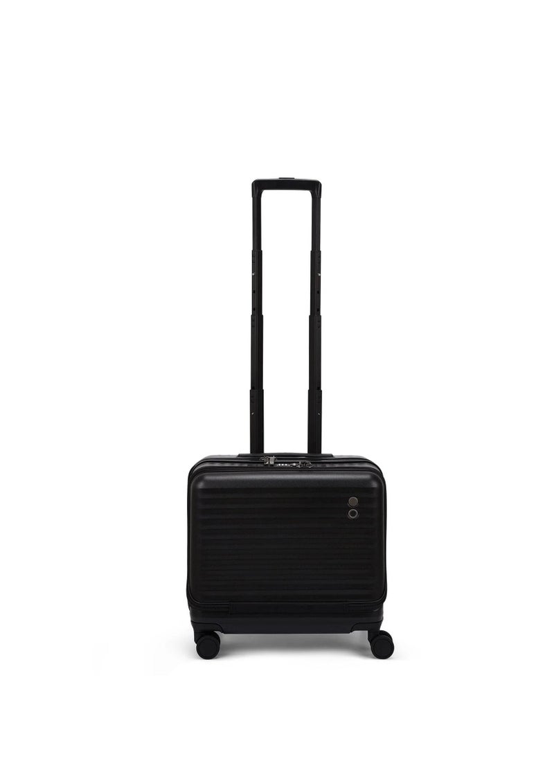 Echolac - Celestra 43cm Hardcase Non-Expandable 4 Double Wheel Cabin Luggage Trolley - Black - Image 1
