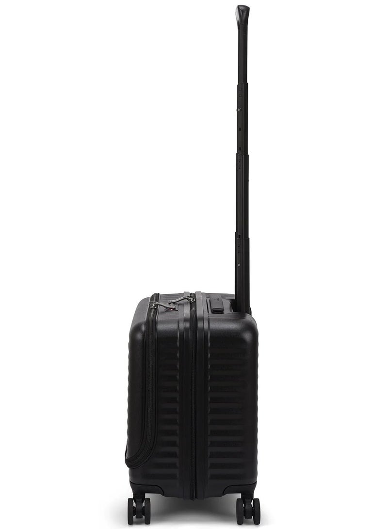 Echolac Celestra 43 Cm Hardcase 4-Double Wheeled Non-Expandable Cabin Luggage Trolley - Black - Image 3