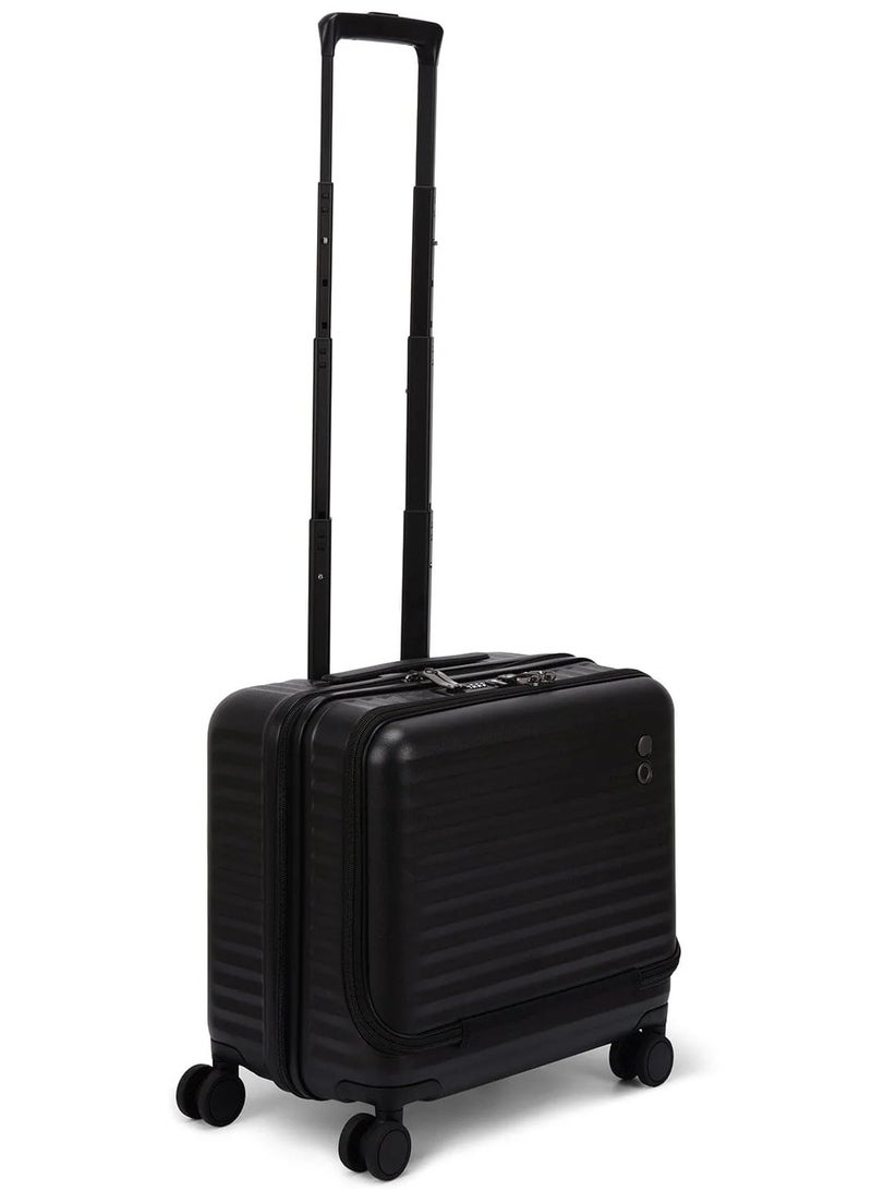 Echolac Celestra 43 Cm Hardcase 4-Double Wheeled Non-Expandable Cabin Luggage Trolley - Black - Image 2