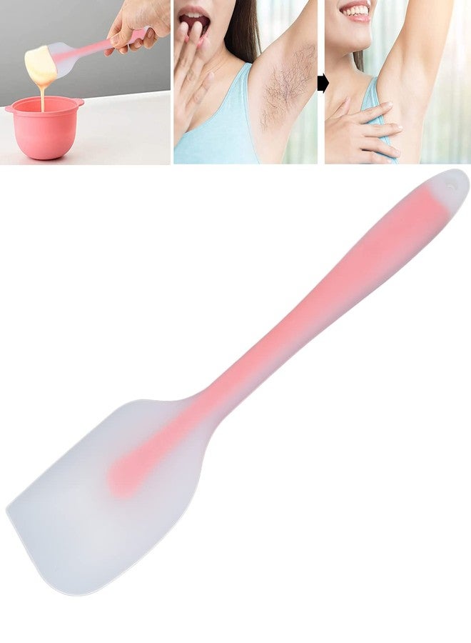 Betued Skidproof Wax Spatulas, Hard Wax Sticks Reusable Frosted Silicone Waxing Applicator Hair Removal Tool Comfortable to Grip for Home Salon Body Use - Image 3