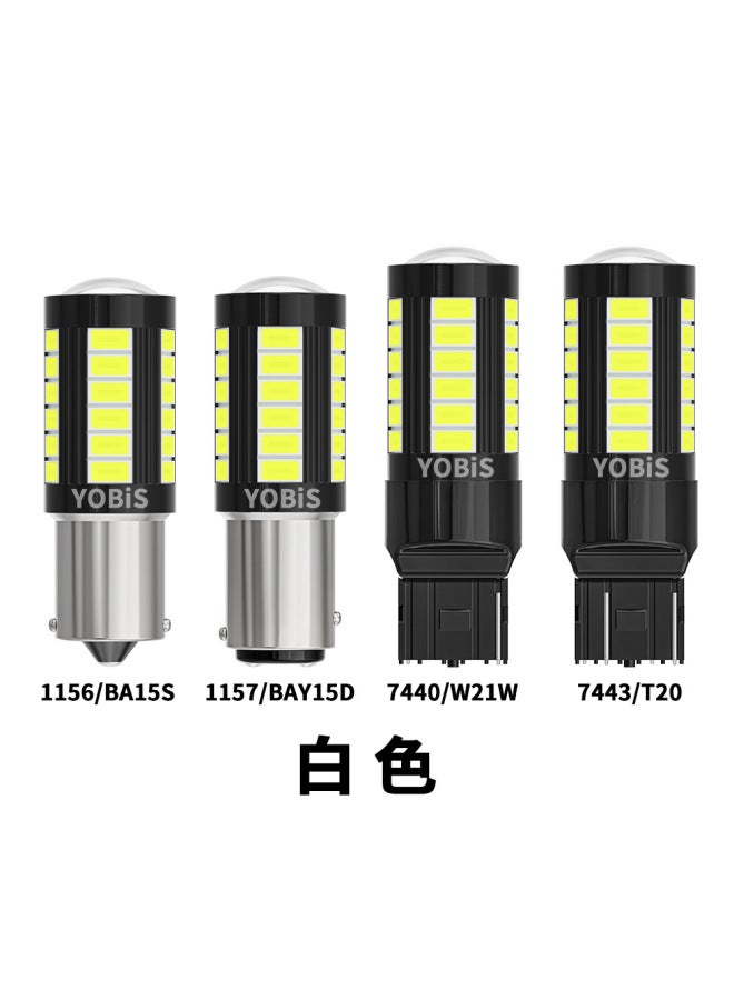 يوبيس لمبة سيارة LED 1156 1157 5730 5630 ضوء فرامل 33 قطعة إشارة مرور دراجة نارية