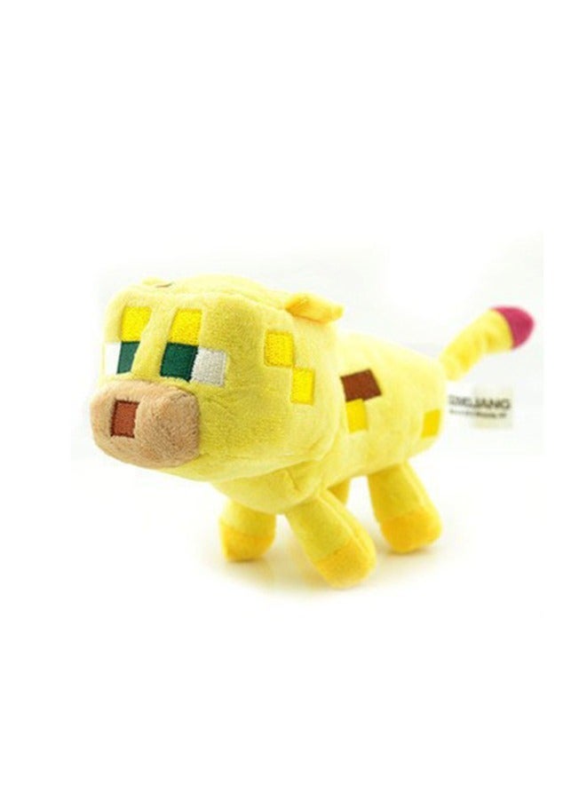 plush doll,Minecraft Plush Toy Mini Plush Series Collectible Gift Toy ( Ocelot -25cm)  - Image 1