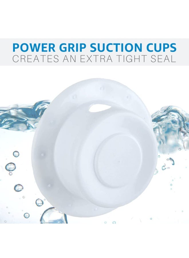 SlipX Solutions Bottomless Bath   Overflow Drain Cover for Tub   Great Gifts for Mom  Spa & Bath Accessories   Drain Block  Water Stopper Plug   Bath Essentials for Women   4  Diameter  White - Image 2