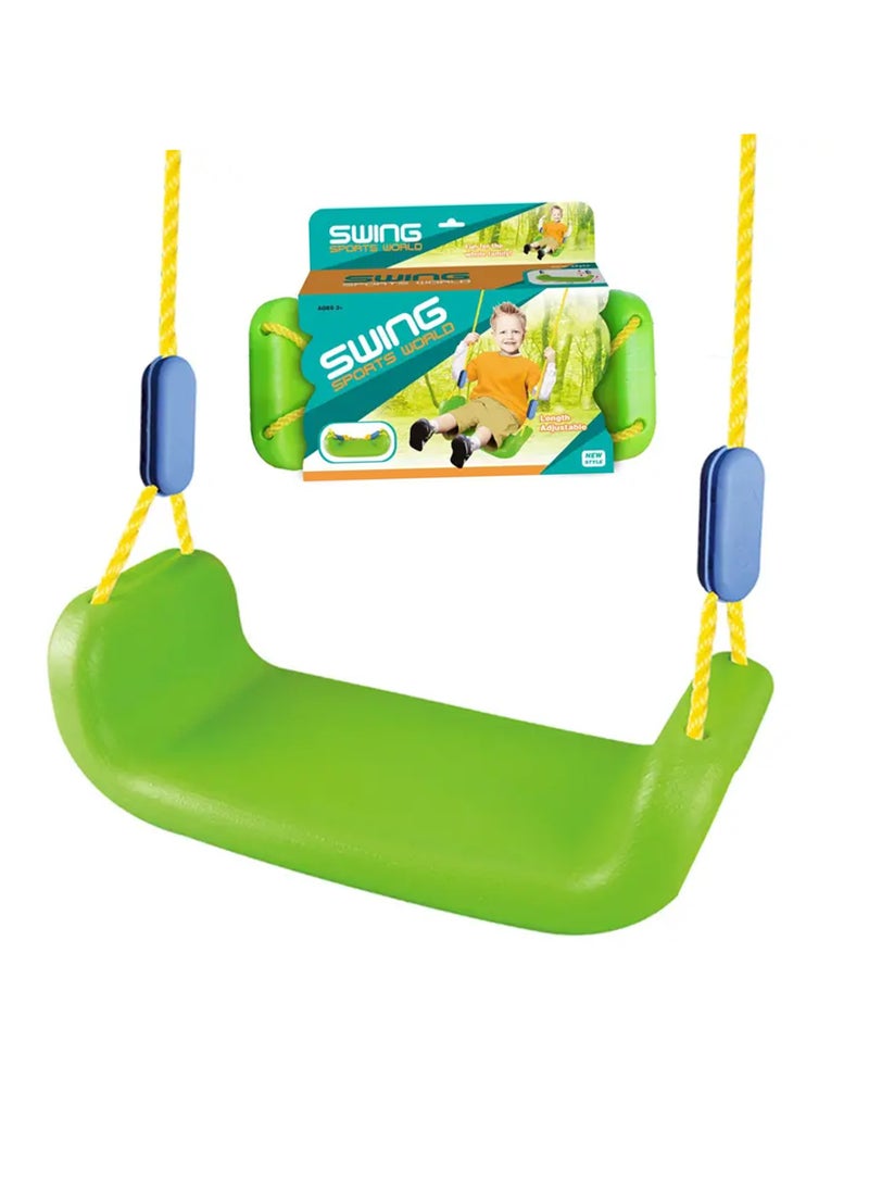 Adjustable Swing Set Seat with Rope for Kids Ages 3+ Durable and Comfortable 44x19x5 CM Seat Perfect for Outdoor Fun Easy to Install Safe and Strong Design for Endless Playtime Adventures