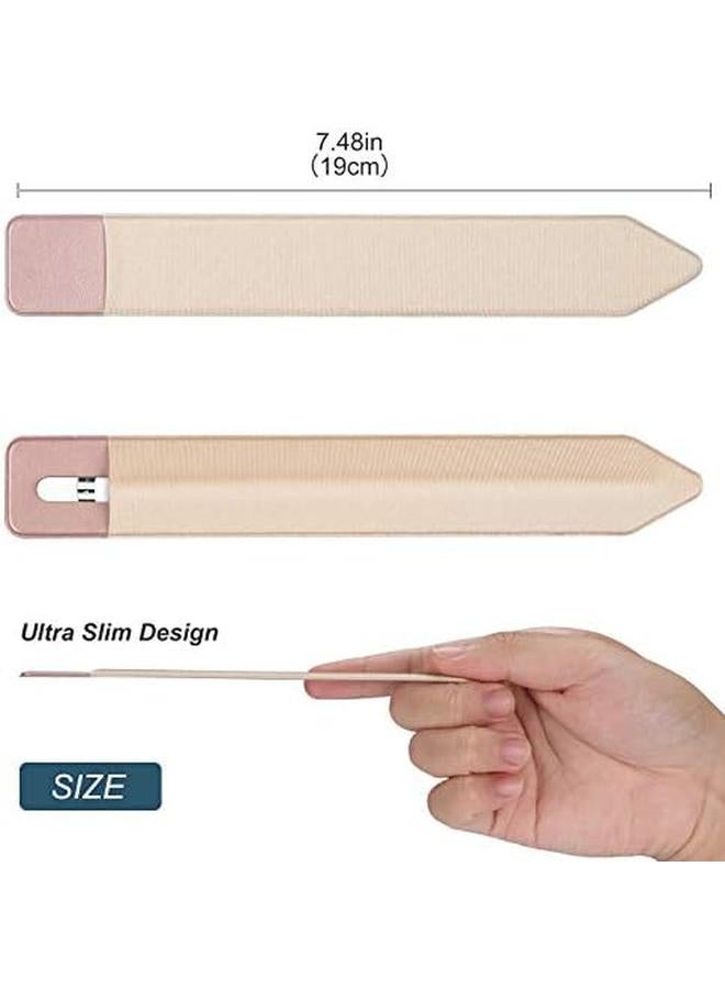 Procases Pencil Holder Sticker For Pencil 1St And 2Nd Gen Elastic Stylus Pocket Pouch Adhesive Stylus Pen Sleeve Attached To Case For Pencil And Other Stylus Pens Rosegold - Image 2