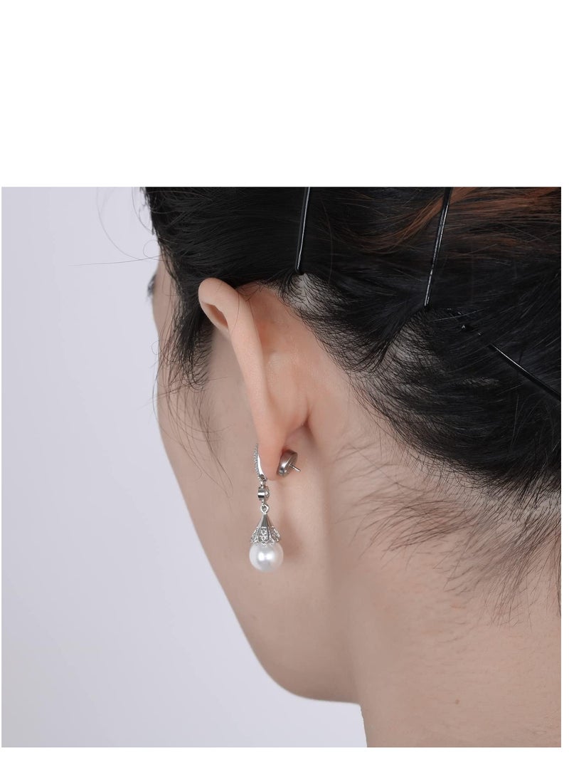 Excefore Earring Backs for Droopy Ears, 4PCS Earring Backs for Studs, Heavy Earrings, Secure Pierced Stainless Steel Earring Replacements, Large Heavy Earring Support Backs - Image 2