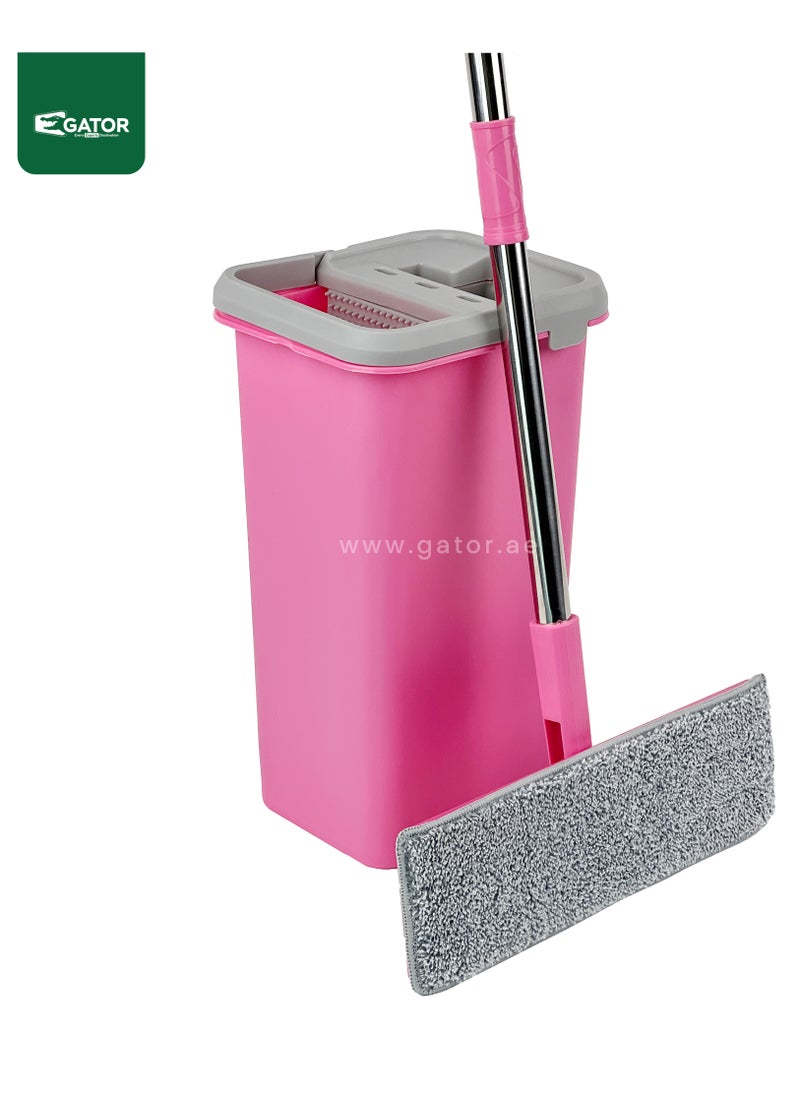 Gator Gator Flat Mop With Bucket and 1 Refill  - Image 1