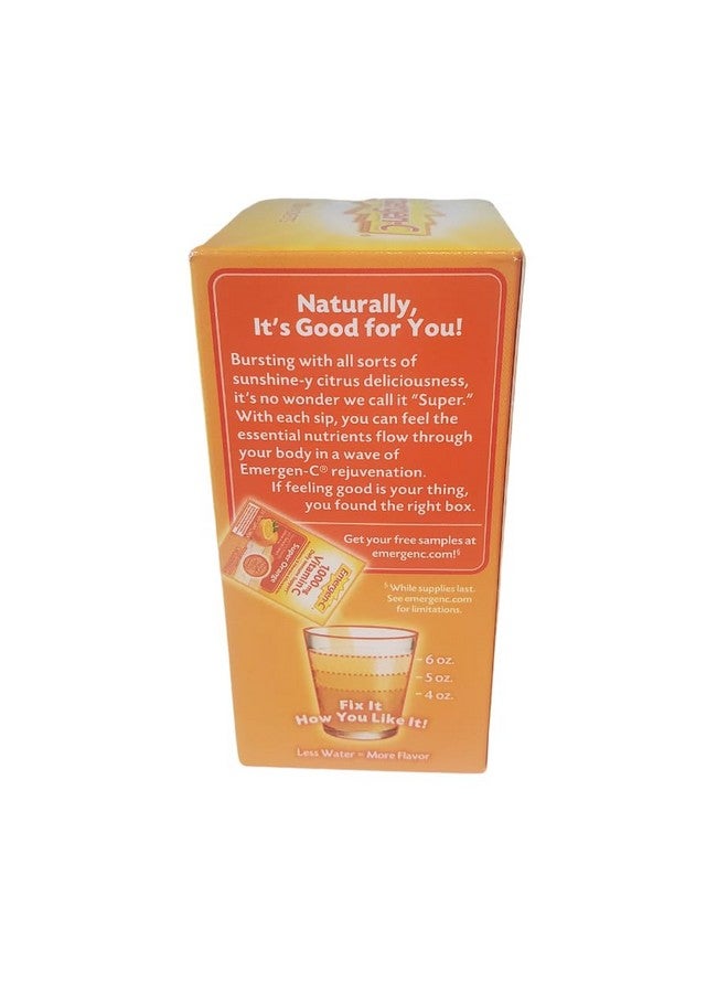 Emergen-C Emergen-C Vitamin C Drink Mix - Super Orange - 10 ct by Emer'gen-C - Image 4