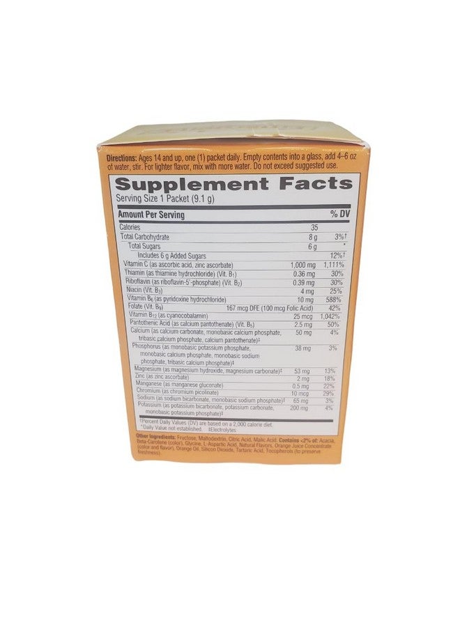 Emergen-C Emergen-C Vitamin C Drink Mix - Super Orange - 10 ct by Emer'gen-C - Image 2