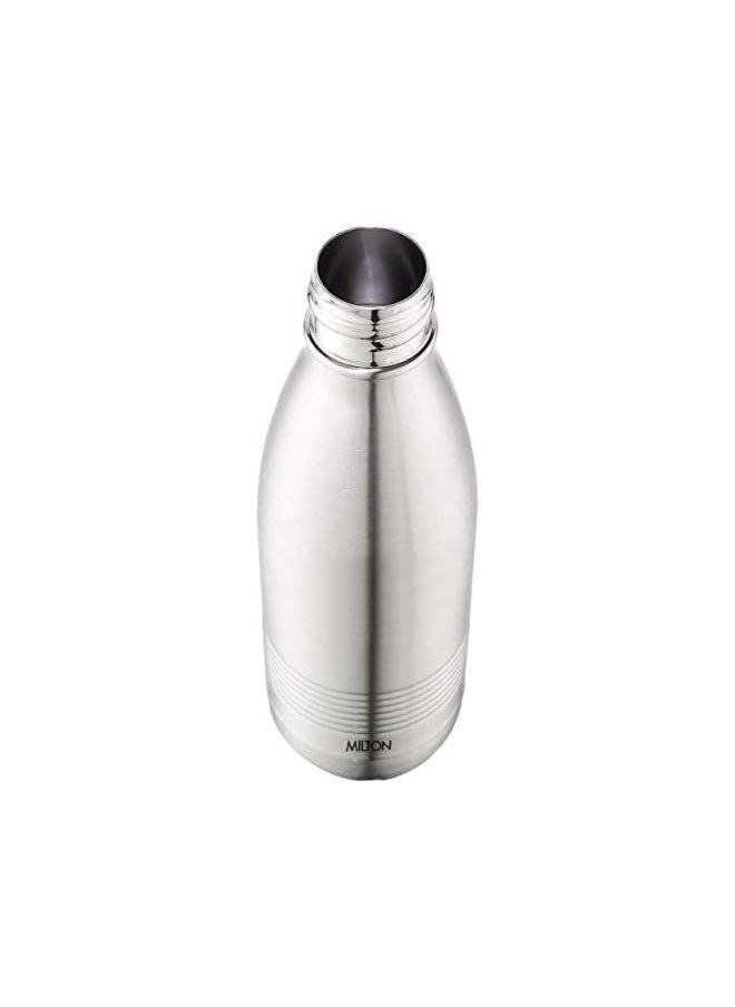 Milton Duo Dlx 750 Double Walled Vacuum Insulated Flask 700 Ml | 24 Oz | 24 Hours Hot And Cold Water Bottle 18/8 Stainless Steel Bpa Free Food Grade Leakproof | Silver  - Image 4