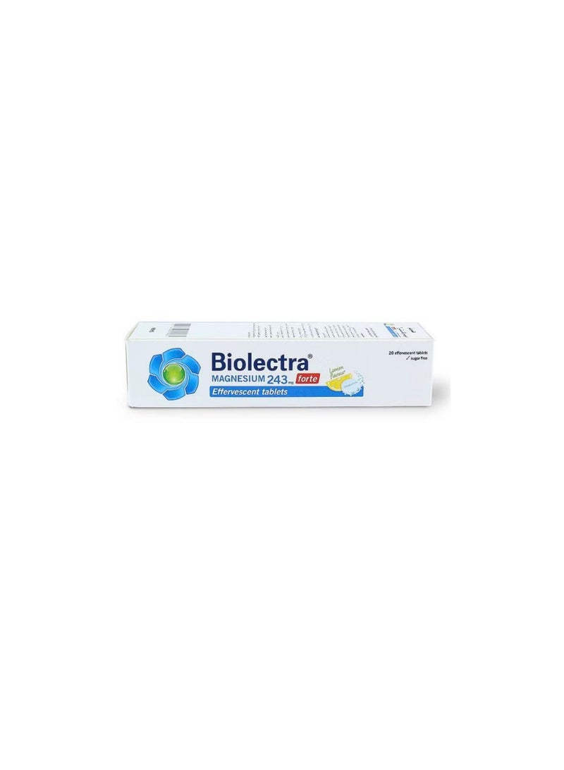 Biolectra Magnesium 243 Forte  Effervescent Tablets