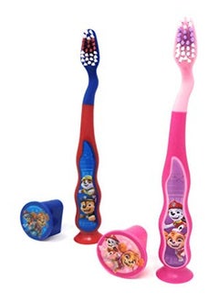 Firefly Rol Toothbrush For Kids 3+ Yrs. Soft Suction Cup Pack Of 2  - Image 2