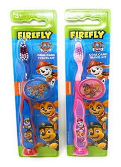 Firefly Rol Toothbrush For Kids 3+ Yrs. Soft Suction Cup Pack Of 2  - Image 1