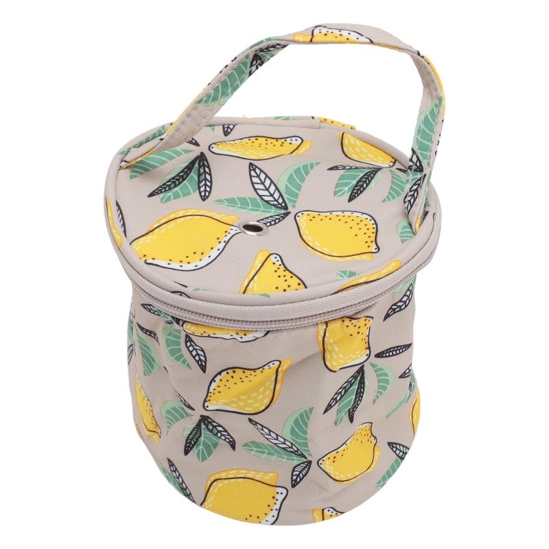 Yarn Storage Bag 600D Oxford Waterproof Foldable Portable - Secure Zipper Closure Knitting Storage Bag for Home Craft Room, Knitters And Crochet Beginners - Image 4