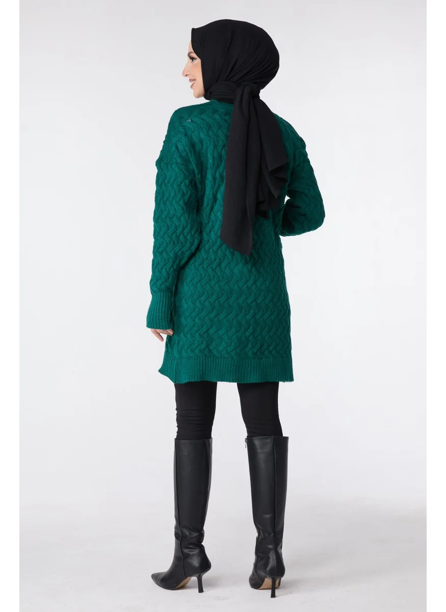 Tofisa 23790-ZUMRUT Knitwear Cardigan