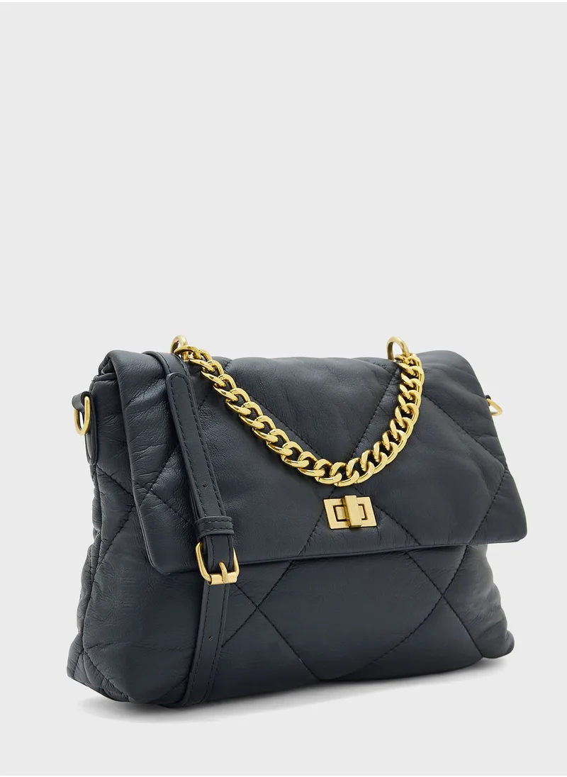 ELLA Oversized Quilted Crossbody Bag