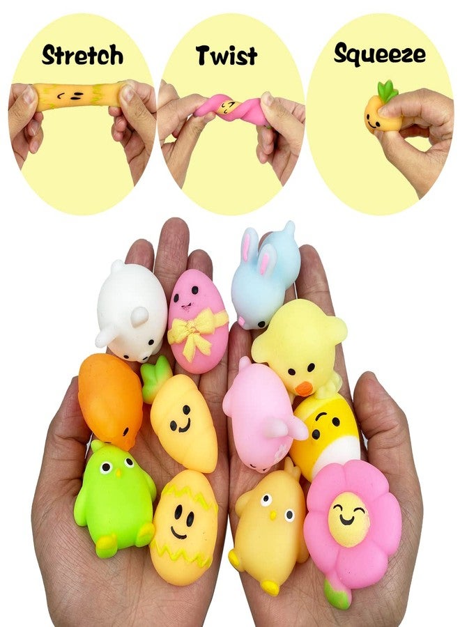 Jofan 36 PCS Easter Mochi Squishy Toys Stress Relief Squishies for Kids Boys Girls Toddlers Easter Basket Stuffers Egg Fillers Gifts Party Favors - Image 4